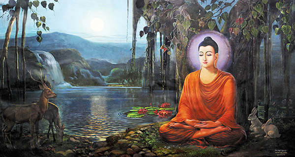 tranh đạo phật quan thế âm bồ tát