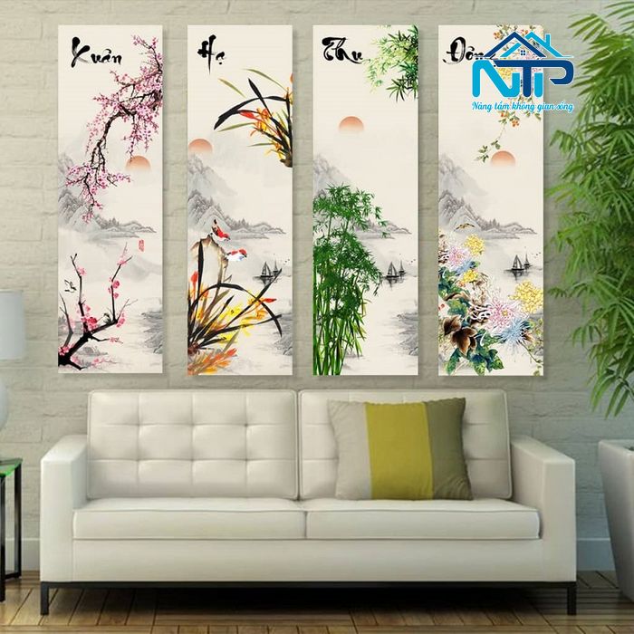 Tranh in PP cán màng bảo vệ