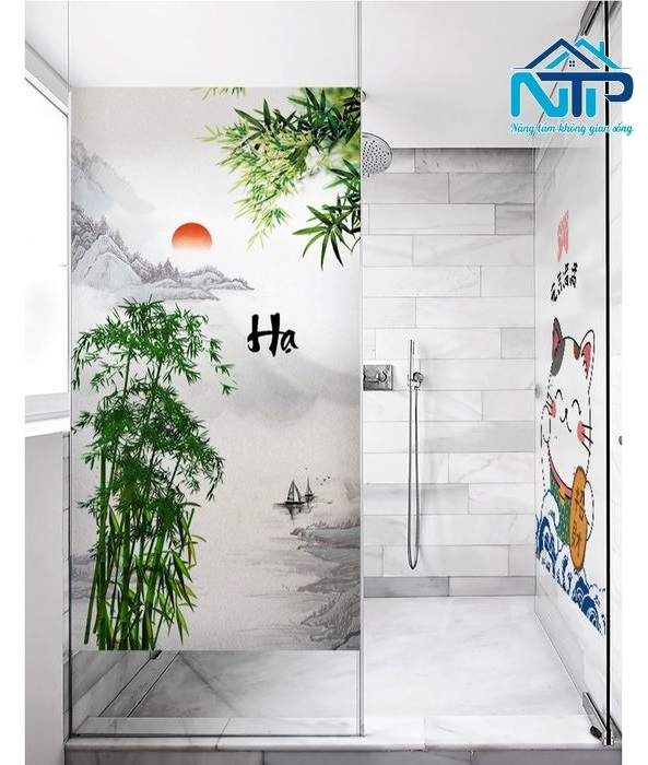 Tranh dán kính tiện lợi