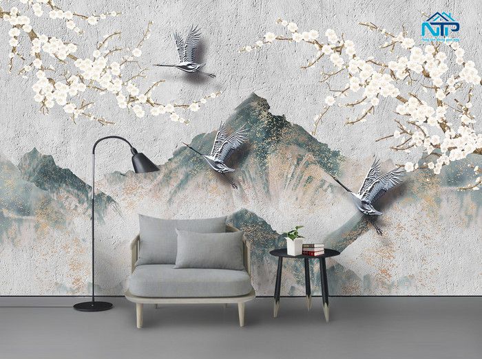 Tranh tạo điểm nhấn cho phòng ngủ
