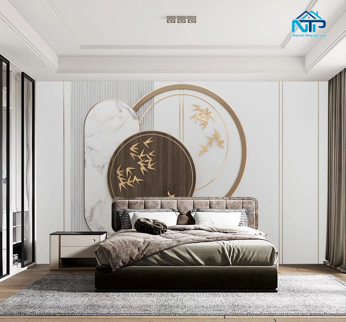 Tranh dán tường phong cách hiện đại