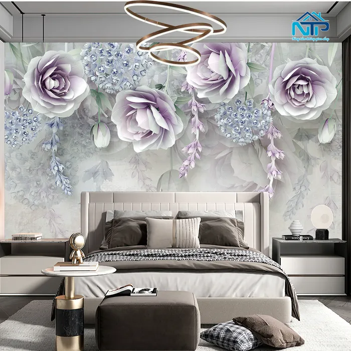 Tranh dán tường tiết kiệm chi phí đầu tư