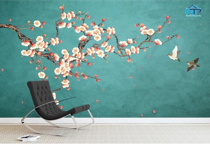 Tranh 3D NTP - Địa chỉ mua tranh dán tường phòng ngủ vợ chồng chất lượng