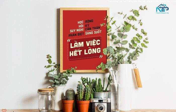Tranh có thể lắp đặt dễ dàng