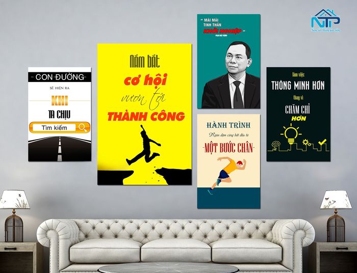 Chủ đề tranh động lực ngày càng phổ biến