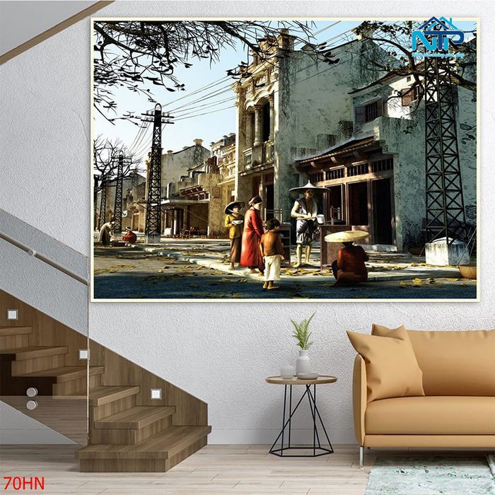 Tranh treo cầu thanh cho gia chủ