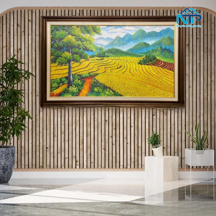 Tranh khung gỗ bền bỉ theo năm tháng
