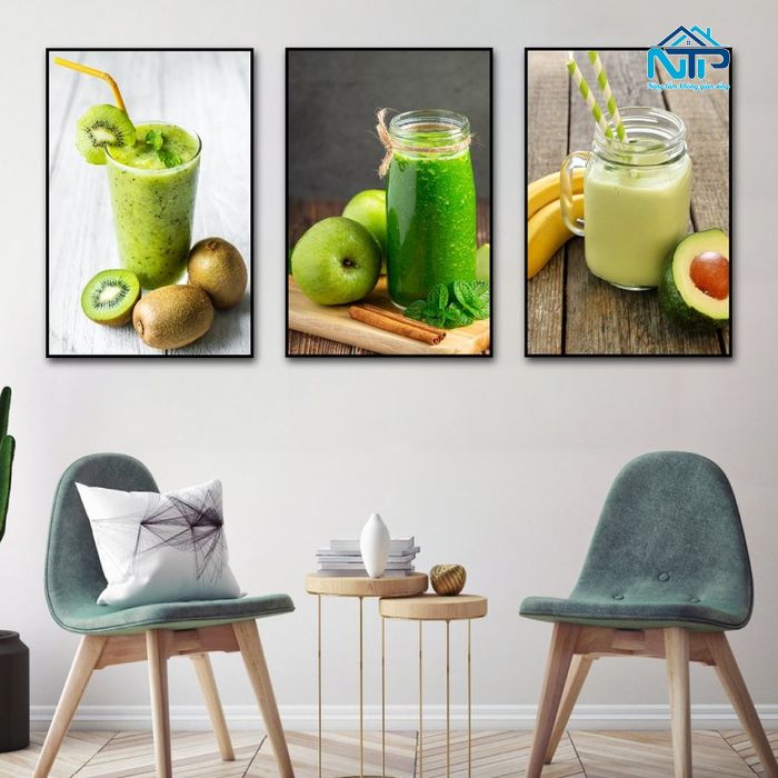 Gợi ý mẫu tranh thể hiện menu quán