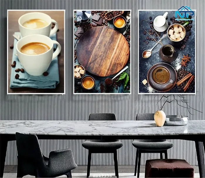Tranh phù hợp nhiều không gian quán cafe