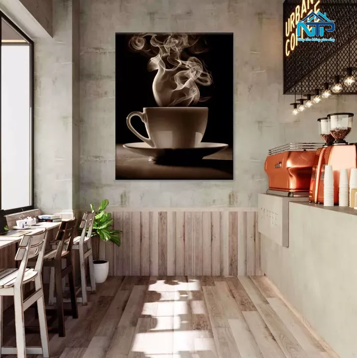 Tranh treo tường quán cafe độc bản