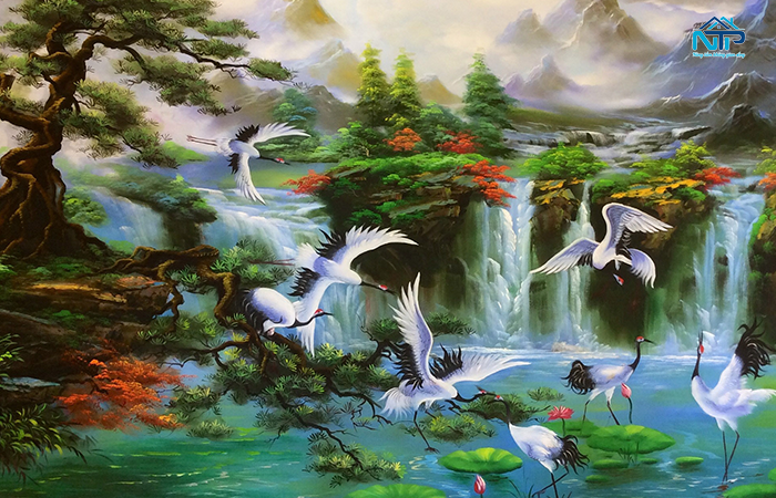 Tranh giúp tái tạo năng lượng, xoa dịu tinh thần