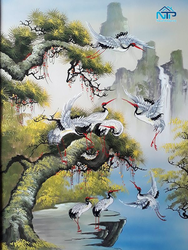 Tranh Tùng hạc có vô số chủ đề