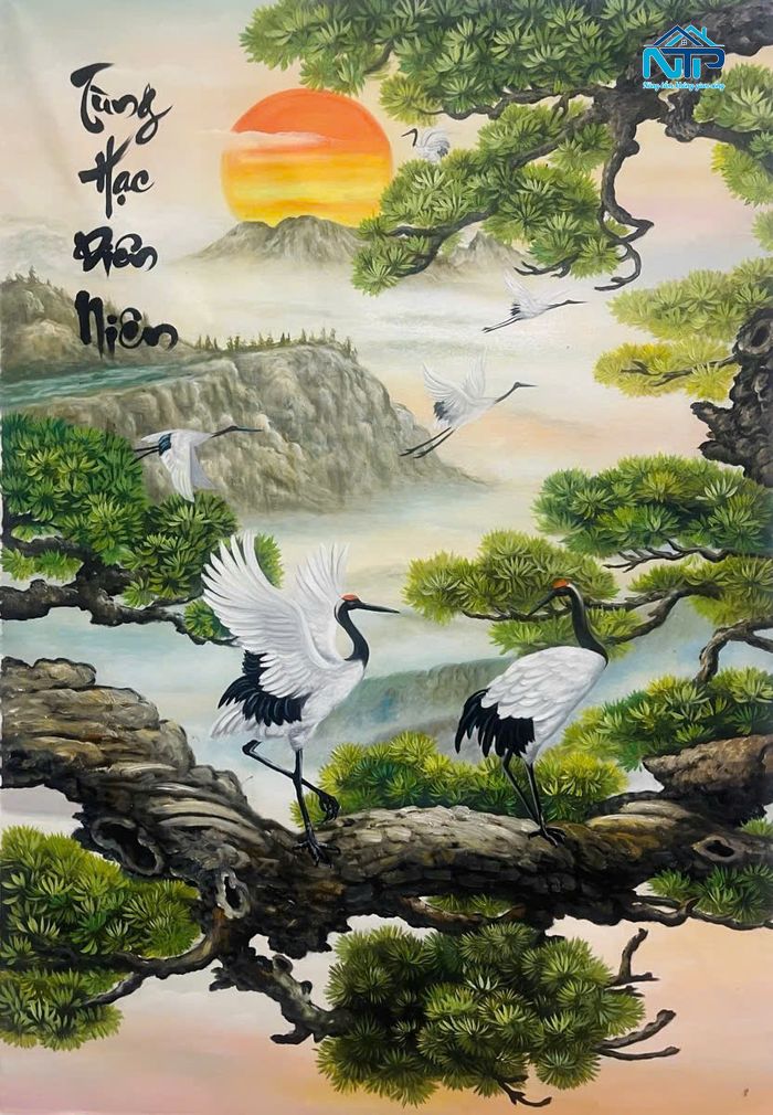 Tranh Tùng Hạc diên niên