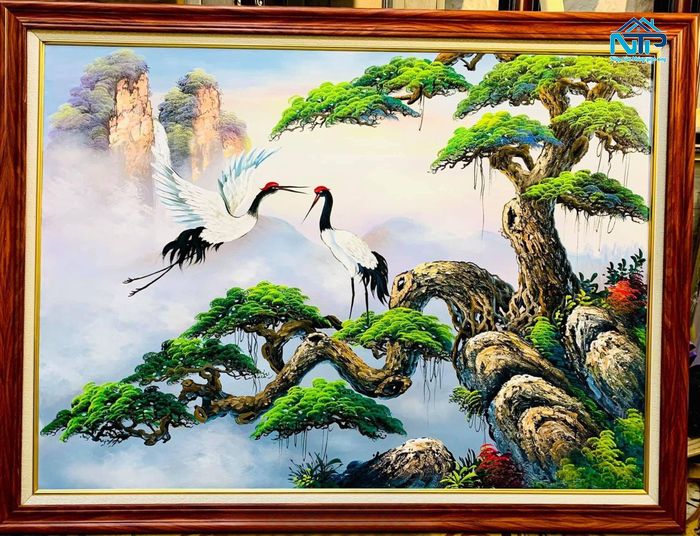 Tranh treo tường khung gỗ
