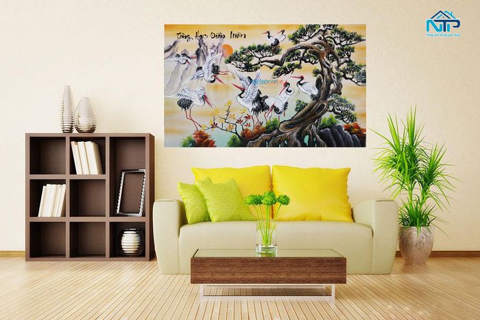 Tranh tạo dấu ấn riêng biệt cho không gian sống