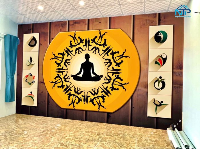 Mẫu tranh treo phòng tập yoga