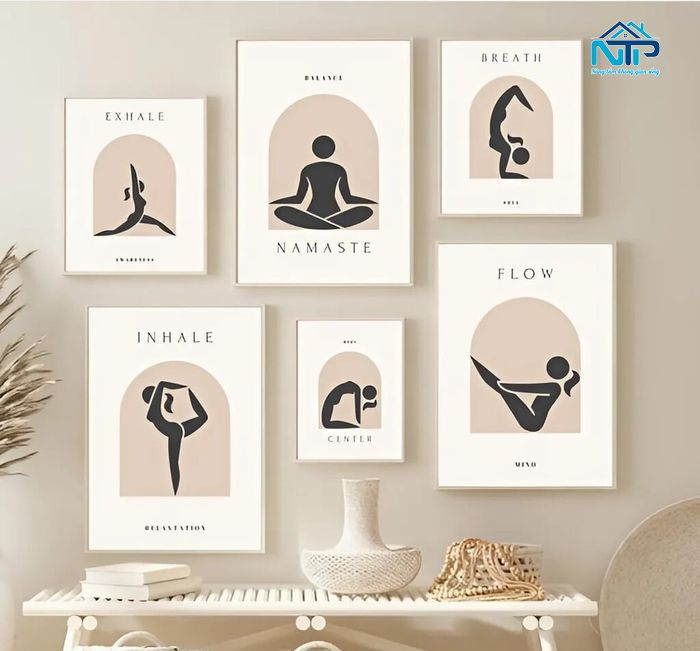 Gợi ý các mẫu tranh Yoga độc đáo, đẹp mắt