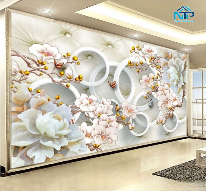 Tranh giả ngọc, vân đá cao cấp