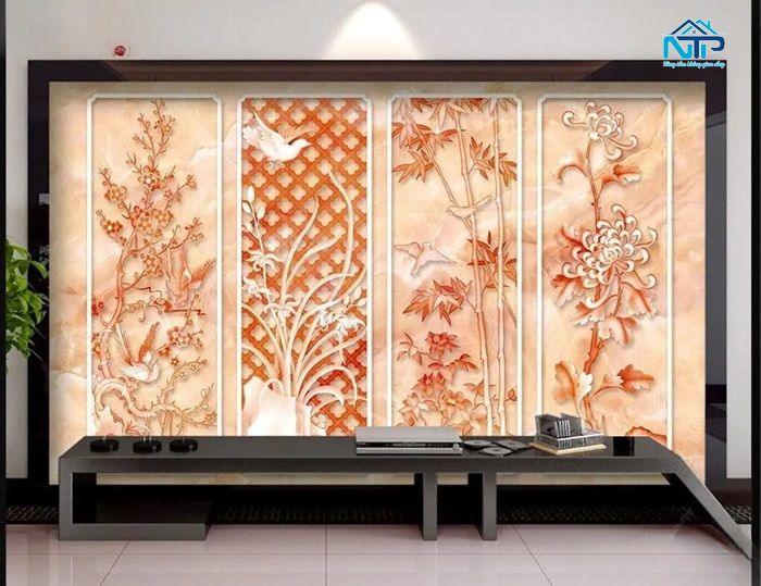 Tranh gạch cho khu vực thiền