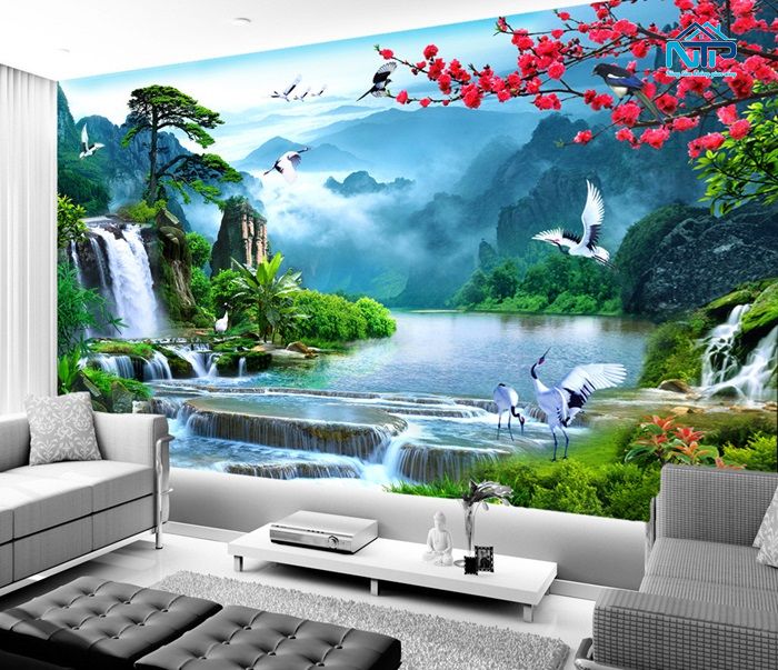 Tranh dễ dàng vệ sinh, không bị bám bụi