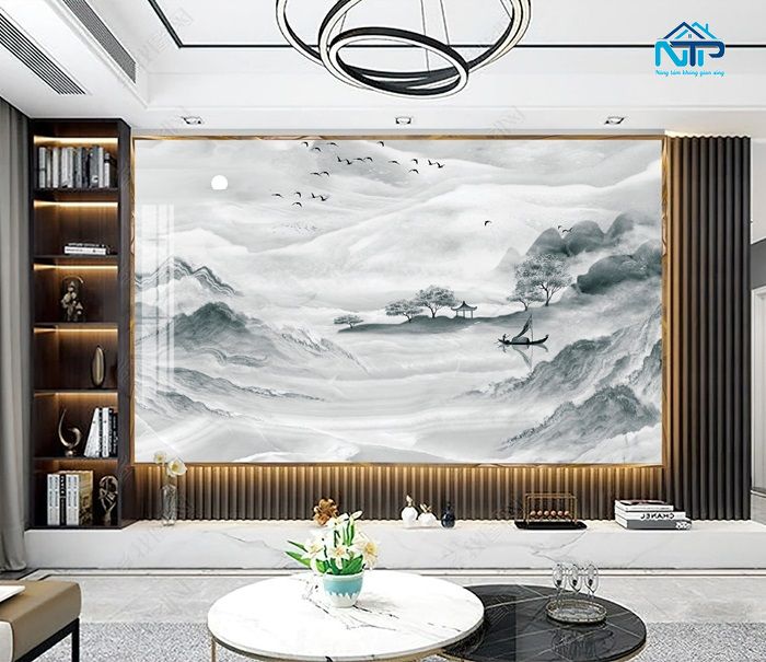 Tranh gạch 3D kết hợp giữa gạch men truyền thống và công nghệ in hình ảnh hiện đại