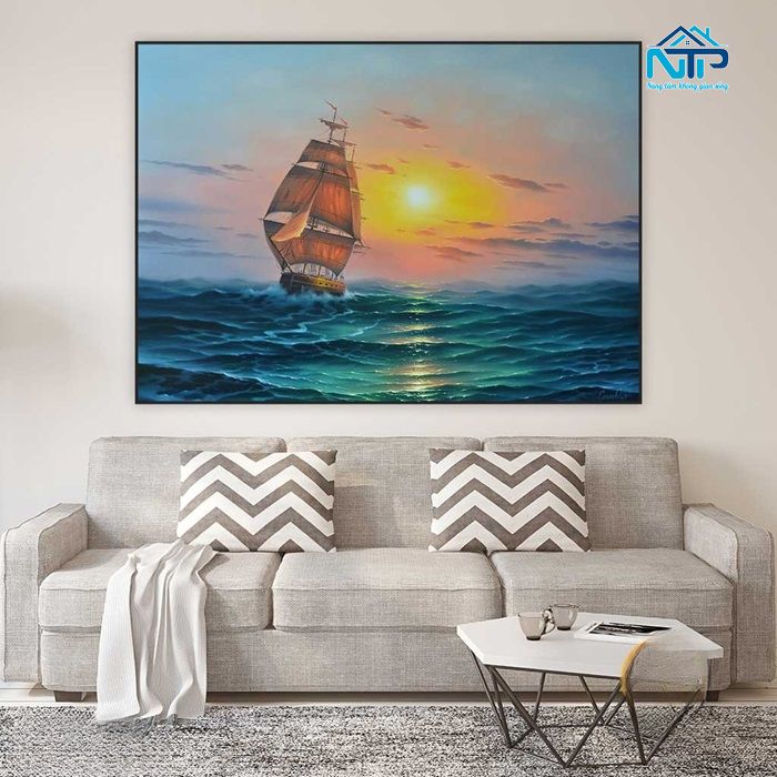 Tranh canvas – nhẹ, dễ treo, phong cách hiện đại
