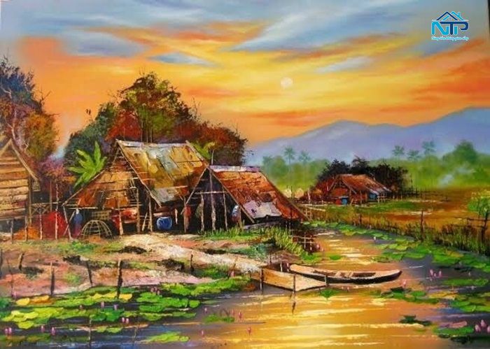 Tranh gợi nhắc về sự bình yên
