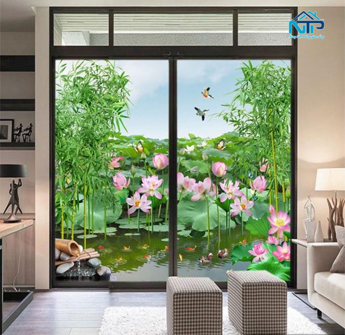 Tranh kính 3D ứng dụng công nghệ in UV hiện đại lên kính cườn lực