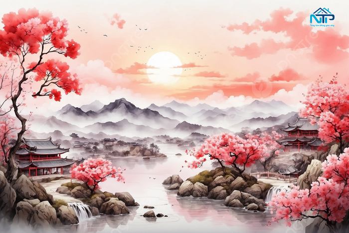 Khung cảnh núi rừng thiên nhiên tươi đẹp