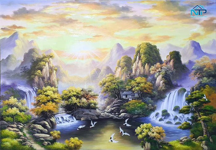 Tranh tái hiện vẻ đẹp của thiên nhiên