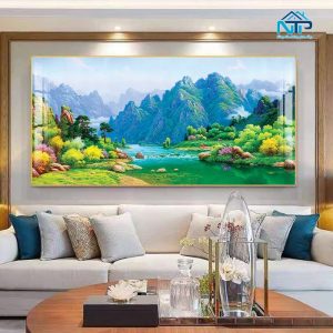 Xu hướng trang trí nội thất với tranh phong cảnh núi