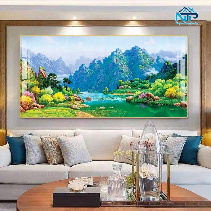 Xu hướng trang trí nội thất với tranh phong cảnh núi