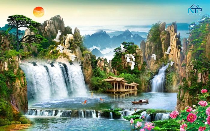Mẫu tranh 3D tạo cảm giác sống động như thật