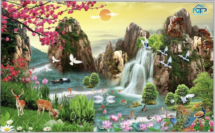 Treo tranh hướng Tây Nam, Đông Bắc thu hút tài lộc