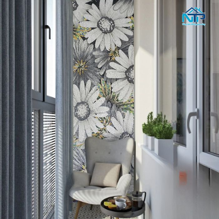 Tranh dán tường giả đá