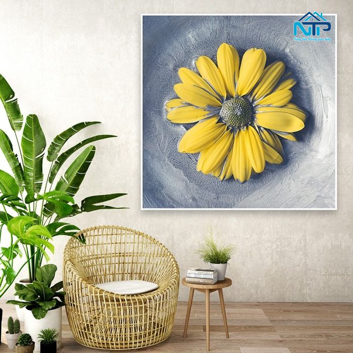 Mẫu tranh hiện đại, phối màu pastel