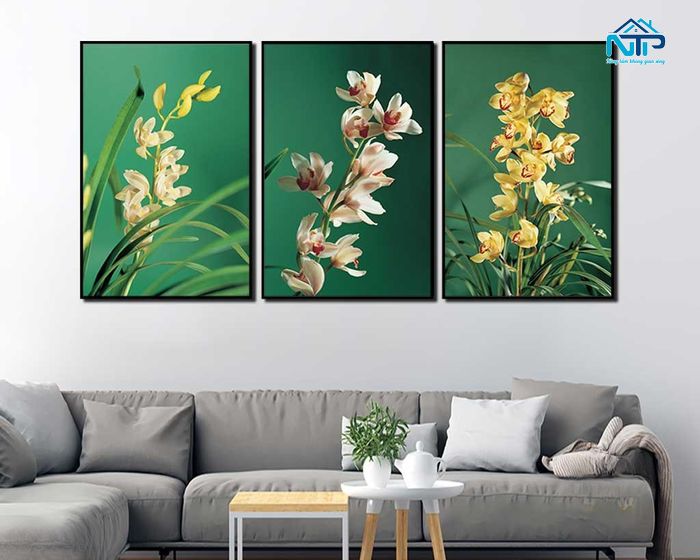 Ý nghĩa phong thủy của tranh hoa lan