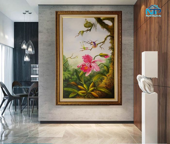 Tranh biểu tượng cho sự thanh cao,, may mắn