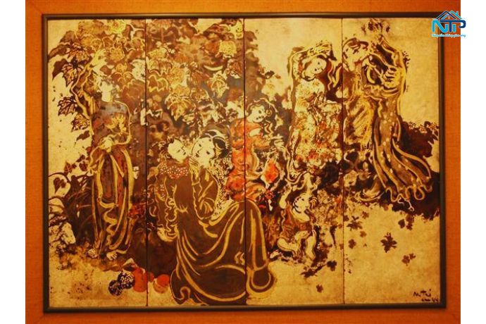 Tranh thiếu nữ mang những đặc điểm riêng biệt