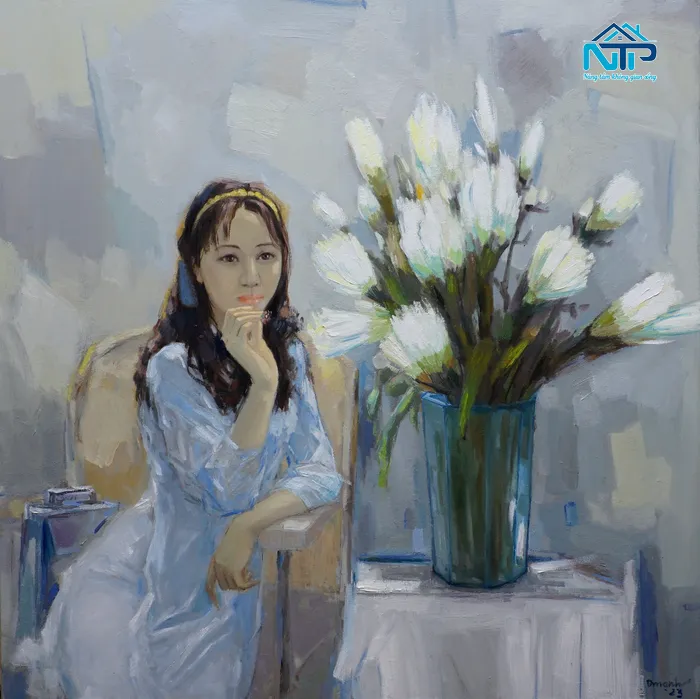 Cô gái trẻ trung, mang vẻ đẹp trong sáng