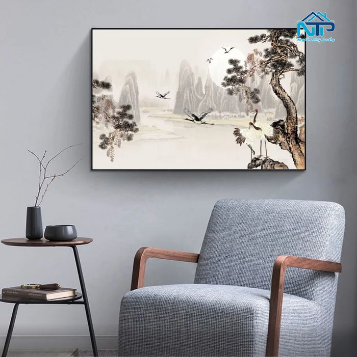 Tranh là sự sáng tạo trong thiết kế nội thất
