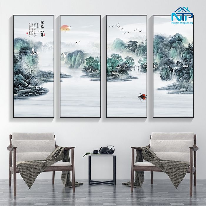 Tranh mang lại cảm giác thư thái, tĩnh tâm