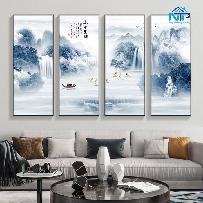 Tranh phù hợp với nhiều phong cách trang trí
