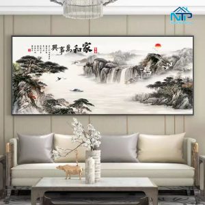 Tranh thủy mặc và ý nghĩa phong thủy độc đáo