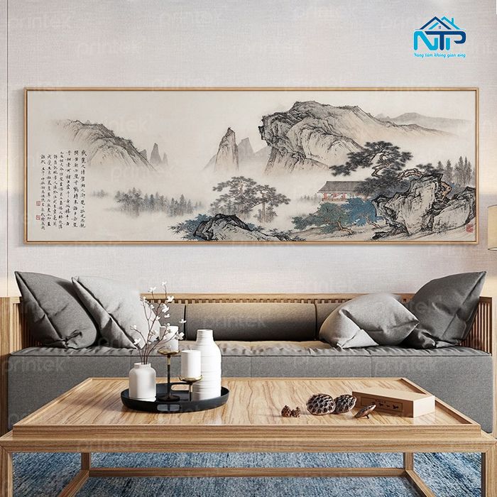Tranh thủy mặc minimalist