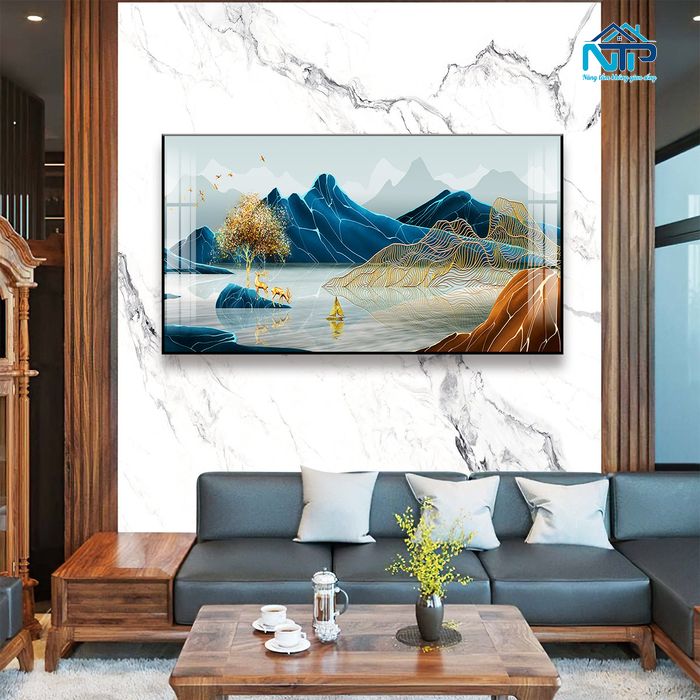 Tranh trừu tượng mang phong cách hiện đại