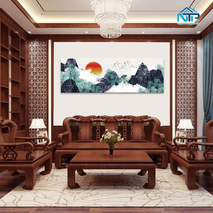 Mẫu tranh cho phong khách ưa chuộng nét cổ điển