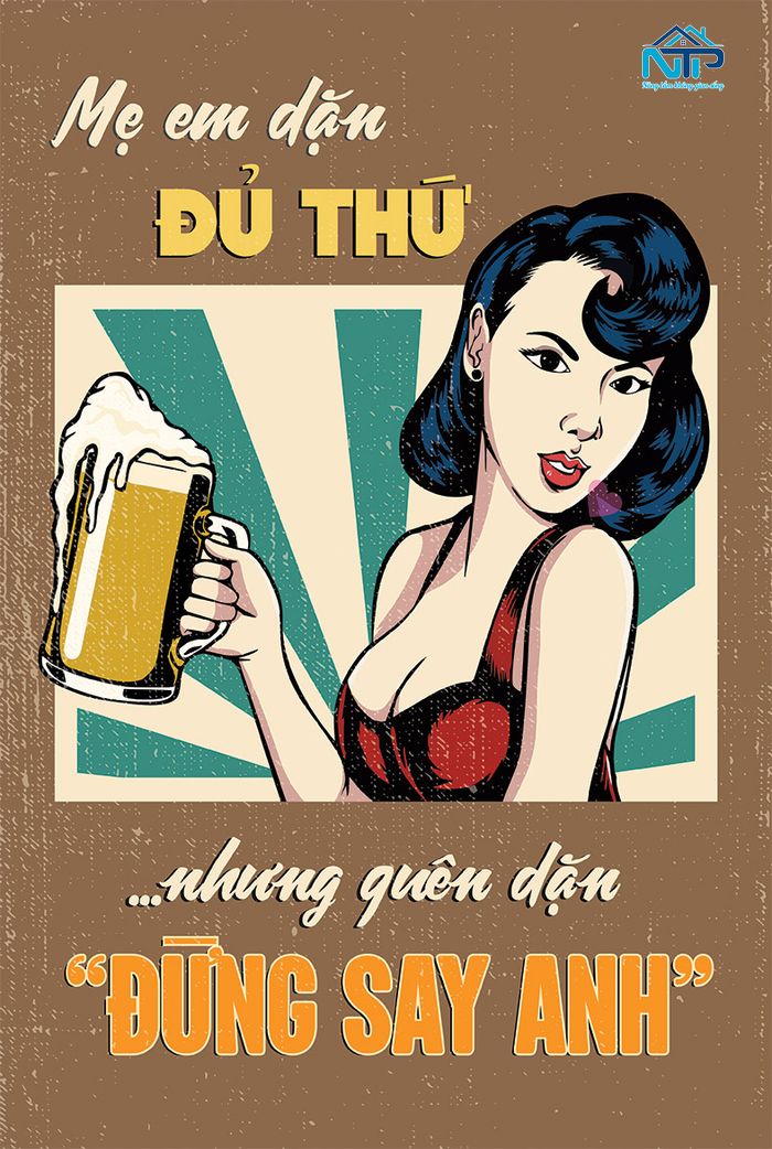 Mẫu tranh phù hợp cho phong cách retro, cổ điển