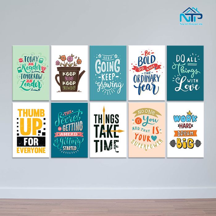 Tranh slogan – Thắp lửa tinh thần, khơi nguồn cảm hứng