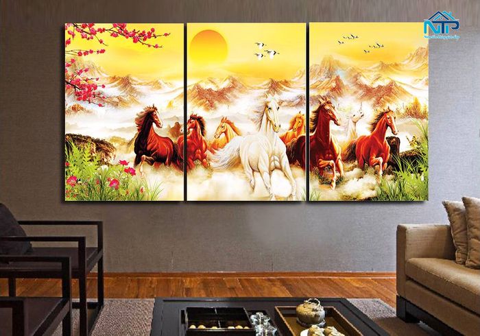 Tranh mã đáo thành công phòng chờ